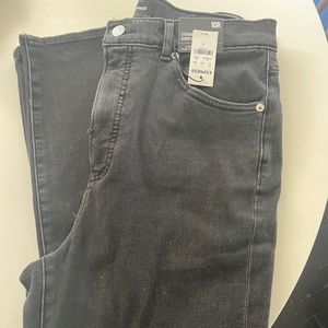 Express straight high rise jeans